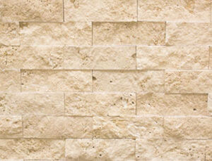 Bella Light Travertine Split Face Brick Pattern