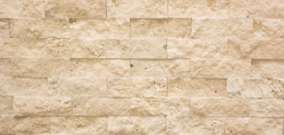 Bella Light Travertine Split Face Brick Pattern