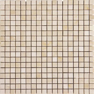 Crema Marfil Premium Polished Marble 15 x 15 mm Mosaic