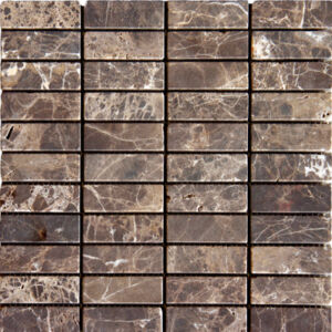 Emprador Dark Marble 25 x 75 mm Tumbled