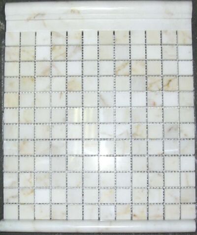 Saros Gold Marble 25x25 mm Mosaic