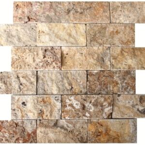 Scabos Split-Face 50x100 mm Travertine