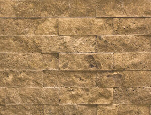 Zara Noce Travertine Split Face Brick Pattern