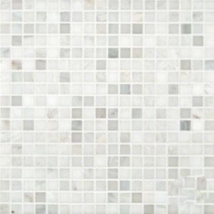 Hamptons Carrara White Honed Marble 15x15 mm Mosaic