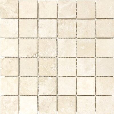 Ivory Supreme Vein-Cut 50x50 mm Mosaic